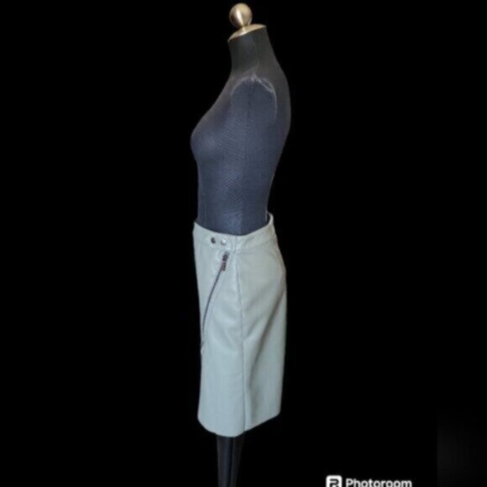 ESQUALO Faux Leather Pencil Skirt Sz 10 NWT - Picture 4 of 12